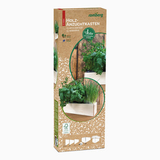 Kweekbox M Hout incl. Kokosgrond (3L)