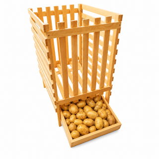 Caja para patatas de madera 50kg