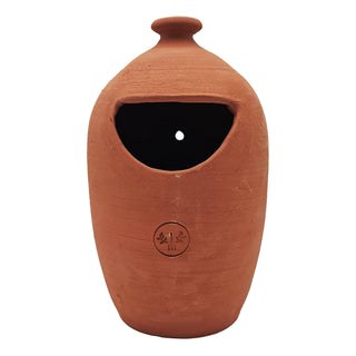 Casa para pájaros de terracota
