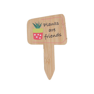 Etiquetas para plantas con frases
