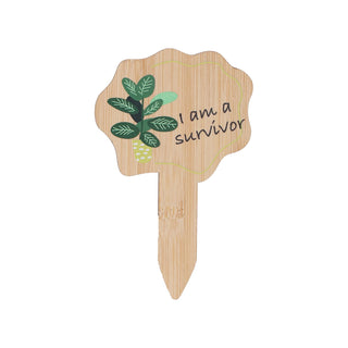 Etiquetas para plantas con frases