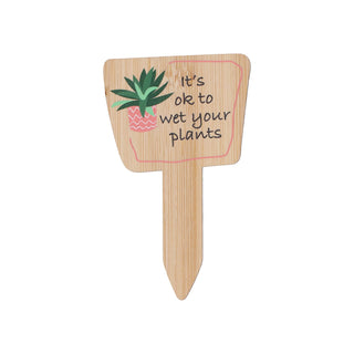 Etiquetas para plantas con frases