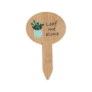 Etiquetas para plantas con frases