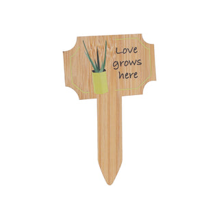 Etiquetas para plantas con frases