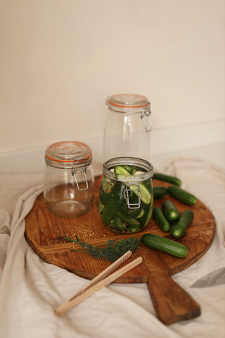 Pinzas para conservas y fermentación