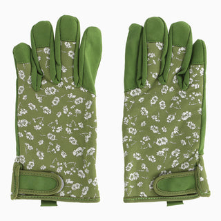 Guante de jardín con estampado