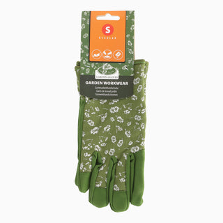 Guante de jardín con estampado