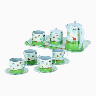 Set de café para cocina de barro