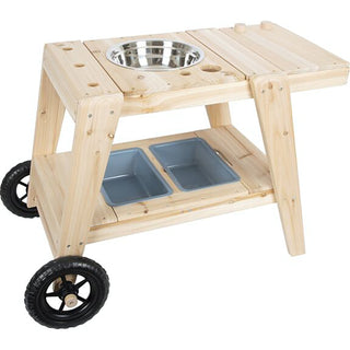 Cocina de barro S con ruedas