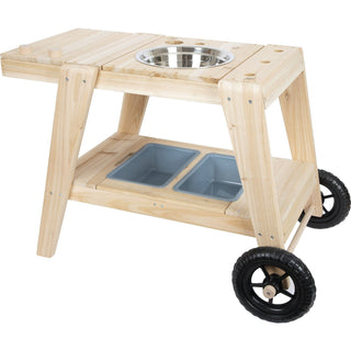 Cocina de barro S con ruedas
