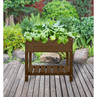 Mesa de cultivo de madera S