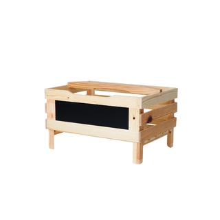 Caja con pizarra de tiza