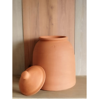 Maceta de blanqueo de terracota + tapa (53cm)