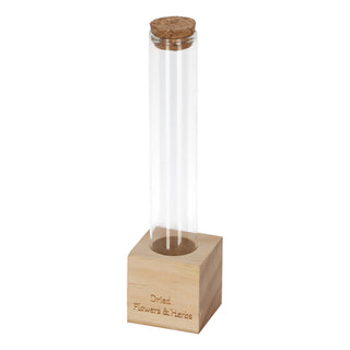 Tubitos para flores y hierbas de madera S