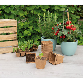 Sogo Biologische Turfpotjes 8cm Vierkant (10)