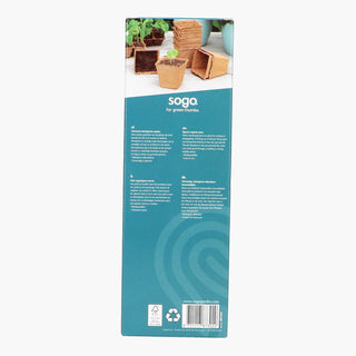 Sogo Biologische Turfpotjes 8cm Vierkant (10)