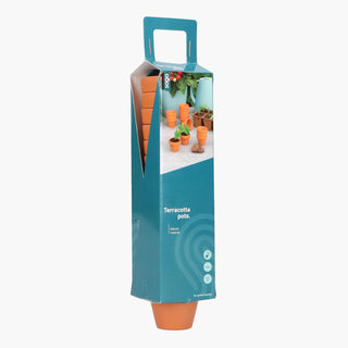 Sogo Stenen Terracotta Potjes 4/5cm (12)